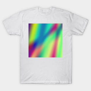 red blue green abstract texture background T-Shirt